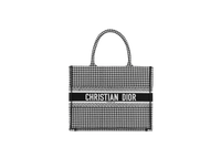 DIOR BOOK TOTE ハウンドトゥース エンブロイダリー