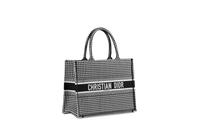 DIOR BOOK TOTE ハウンドトゥース エンブロイダリー