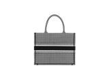 DIOR BOOK TOTE ハウンドトゥース エンブロイダリー
