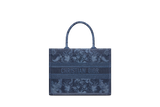 DIOR BOOK TOTE　Dior Flowers エンブロイダリーデニム