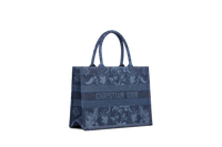DIOR BOOK TOTE　Dior Flowers エンブロイダリーデニム
