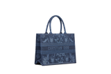 DIOR BOOK TOTE　Dior Flowers エンブロイダリーデニム